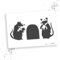 LaserCad Schablonen BANKSY Streetart (B017, Doormen Rats, DIN A2) Stencil für Graffiti, Airbrush, Kunst, Deko, zum Malen