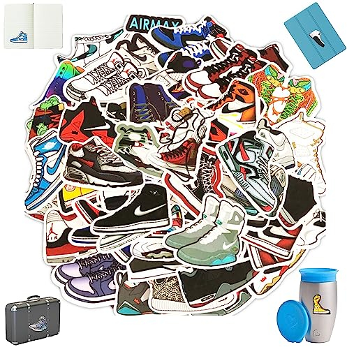 Graffiti Sticker,100 Stück Tide Brand Graffiti Sneaker Aufkleber,Cartoon Sneaker Aufkleber,Wasserdicht Vinyl Sticker,für Kinder und Jugendliche Wasserflaschen,Laptop,Scrapbook,Skateboard,Auto
