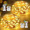 Lichterkette Batterie, [2 x 12M] 120 LEDs Innen mit Fernbedienung &Timer, 8 Beleuchtungsmodi, wasserdichte IP65 Lichterketten für Weihnachten, Party, Zimmer, Garten, Hochzeit, Geburtstag