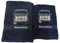 Handtuch Duschtuch, SET Geschenk Mercedes Kombi Baumwolle bestickt, personalisiert NEU (Handtuch, grau)