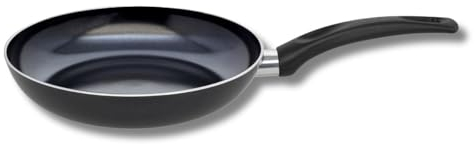 ELO Basic Bratpfanne 28x5cm Prima Cucina, ELODUR Edition Antihaftversiegelung, gepresstes Aluminium, schwarz