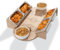 INEXTERIOR Snackstadion - Fußball-Stadion-Partyständer für Kinder oder EM Party – Public Viewing Gadget – Europameisterschaft Deko – Snackbehälter – Snackschalen für Chips – Fussball Fanprodukt