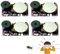 EHOTER Annoyatron Noise Maker, 2024 Neueste Annoyatron Random Noise Maker, versteckter nerviger Piepton Büro Streich Geräte für Party, Büro, Zuhause, Schule (4 Stück, lila)