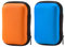 Tcnzdy 2 Stück Spielkarten Box, Aufbewahrungsbox für Spielkarten Kartenspiele, 11.5 * 8 * 4cm schützt Karten vor Feuchtigkeit und Staub, Karten Box Geeignet für Outdoor-Aktivitäten(Orange Blau)