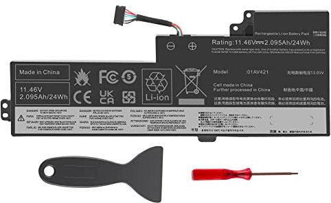 ASUNCELL 11.46V/24Wh 01AV421 Laptop Battery for Lenovo ThinkPad T470 T480 A475 A485 TP25 (Anniversary Edition 25) Series, 01AV421 01AV419 01AV420 01AV489 SB10K97576 SB10K97577 SB10K97578
