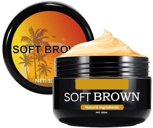Tanning Gel, Shine Brown Bräunungscreme Braune Bräunungsbeschleuniger Sonnen Solarium Creme Mit Karottenöl Und Kakaobutter Für schnelle Natürliche Bräune Pflegend Für Alle Hauttypen (1PCS)