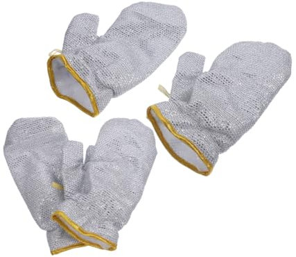 DIYEAH 4stücke Kochhandschuhe Aus Aluminiumfolie Und Hitzebeständig Für Backen Und Kochen Robuste Wiederverwendbare Geschirrspülhandschuhe Für Küche Und Haushalt