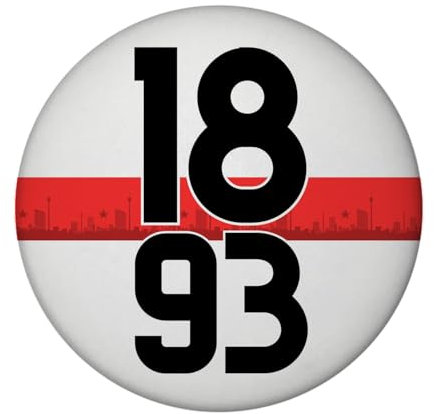 Stuttgart Brustring 1893 Magnet mit Flaschenöffner mit Skyline Fußball-Kühlschrankmagnet für Stuttgart-Fans