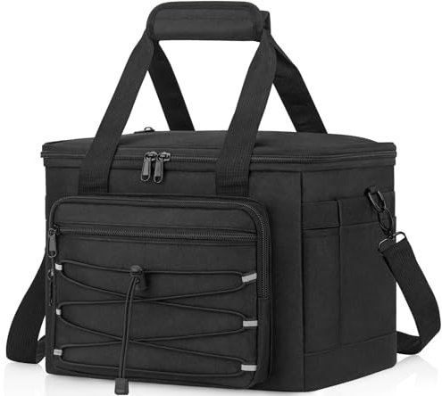 VOBUKE Kühltasche Klein Faltbar 15L, Isolierte Lunchtasche Thermotasche Wasserdicht Picknicktasche Auslaufsicher Tragbare Lsoliertasche Warmhaltetasche Thermotasche für Herren und Damen