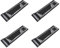 Fnfhsa 4X Portable Mini Flexible Clavier A l'eau Lavable Souple Silicone sans avec Recepteur USB pour PC Tablette Laptop Ordinateur