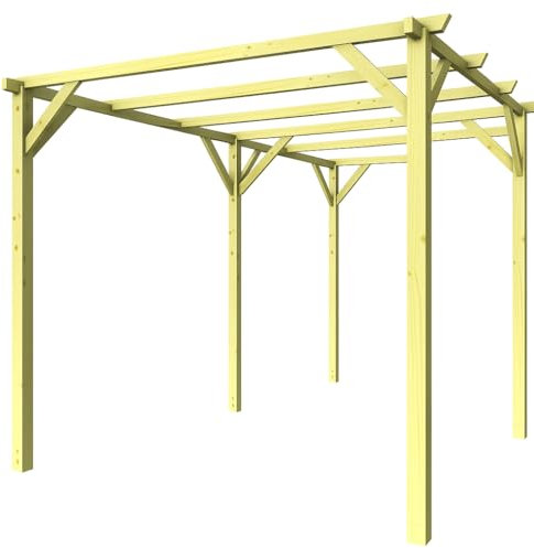 Pergola da Giardino 3x5 metri in Legno, per Esterni