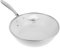 HOMOBABE Wok de Cerámica Antiadherente Tapa Sartén para Cocinar Uso Cocina Diaria Diseño Ergonómico y Multi Funcional para Freír Hervir y Cocer al Vapor
