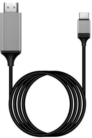 WIKRQIHL Cavo HDTV USB3.1 4K Compatibile con Tipo C a HDMI for Telefono Android for collegare la TV a Un Dispositivo con Lo Stesso Schermo, Cavo da 2 m
