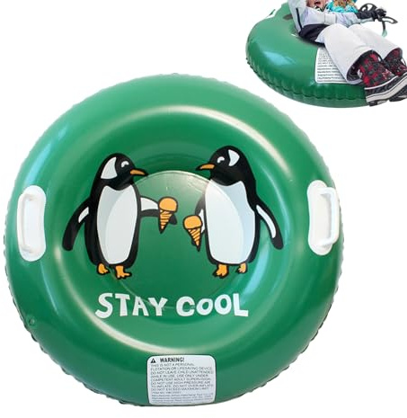Tiajingzi Snow Tubes Für Erwachsene,Aufblasbarer Rodel Für Erwachsene Mit Griffen,Winter Outdoor Ausrüstung | Sand Rettungseinsätze Parks Gärten Hinterhöfe