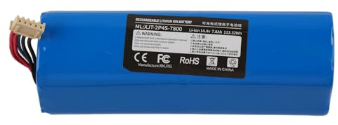 KingSener 112.32Wh XJT-2P4S-7800-Deebot Ozmo T8 Akku – für Ecovacs Deebot X1 Omni Akku – T5 Max T8+ T9 Aivi Power T9+ T20 Ersatz für Ozmo 950 T10 X1 Omni Turbo Plus DX65 DX93 DX96 Staubsauger