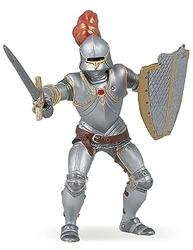 Papo 39244, Ritter Mit Rüstung Und Feder. Spiel, Rot