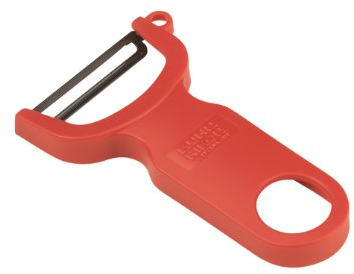 Kuhn 2782, Red Rikon Original Swiss Peeler, Plastic