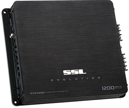 Sound Storm Laboratories EV2.1200 1200 Watts 2-Channel MOSFET High/Low X-Over Remote Subwoofer Level Control