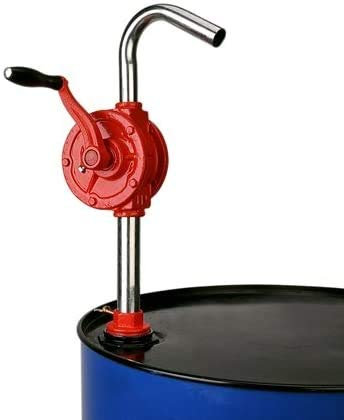 Rotary cast Iron Hand Pump for Fuels, Oils and More