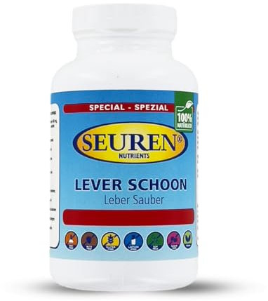 Seuren Nutrients | Leber Reinigung 100 Tabletten | Glutenfrei | Laktosefrei | Zuckerfrei | 100% natürlich