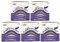 Nasara Original Kinesiologie Physio Tape für Sport und Medizin, Rollengröße 5cm x 5m, 5 Rollen, Lila