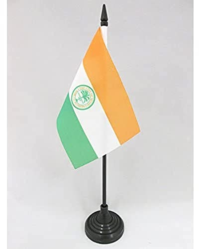 AZ FLAG - Tischflagge Miami - 15x10 cm - Miami Tischfahne 10 x 15 Cm - Flaggen