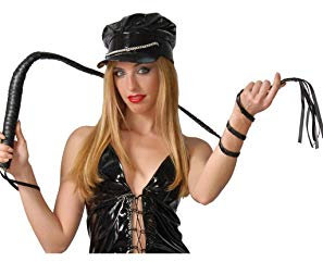 Fouet noir 2 m - Noir