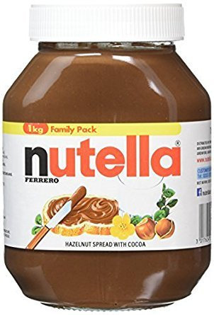 Nutella Haselnuss Schokoladenaufstrich 1kg 2er Pack