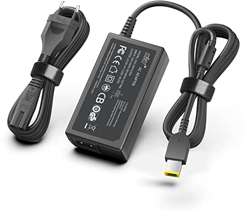 HKY 65W Lenovo Laptop Netzteil Ladekabel Ladegerät, 65W USB 20V 3.25A Ladegerät für Lenovo ThinkPad, Ideapad, Yoga 11 11S Flex 2, Flex 3 inkl. EU Stromkabel