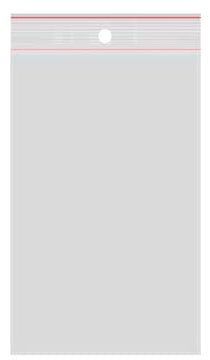 verpacking Druckverschlussbeutel 70 x 100 mm Transparent 50 mµ Polybeutel Zip-Beutel Wiederverschließbare Plastikbeutel Verschlussbeutel (2000 Stück)