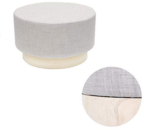 HOME DECO FACTORY The HD6368 Sitzsack, Holz, hellgrau, 60 x 60 x 35 cm