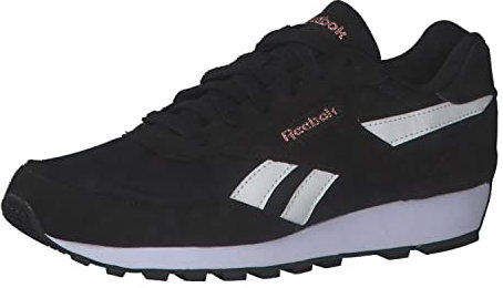 Reebok Rewind Run, Zapatillas Mujer, Core Black White Blush Metal, 37.5 EU