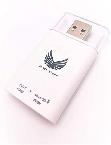 Bundle Black Stork SD & MicroSD card Reader USB 3.0 + Sandisk ImageMate 64GB SDXC 100MB/s Refurbished card