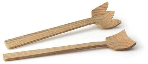 Continenta Salatbesteck, Eiche, 30,5 cm, Mehrfarbig, one Size