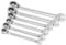 SATA ST09080SJ 6 Pieces Metric Reversible Ratcheting Wrench/Spanner Set