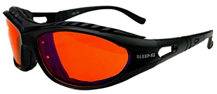 SLEEP-X1 100% Orange Blaulichtfilter und Grünlichtfilter Brille Computerbrille PC Gaming Bluelight Filter Uv Blue Light Blocking Glasses Anti Damen Herren (Orange)