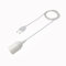 HALOTEC | Cable Lámpara E27 Blanco | Cable electrico con Portalámparas y Enchufe|3 metros|Casquillo Liso para Bombilla Vista|Fabricado en Italia|Maxima Calidad