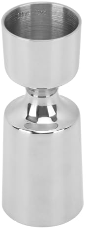 VIFERR Cocktail Jigger 30 Ml 60 Ml Misurino a Doppia Testa in Acciaio Inossidabile con Misurazioni Interne per Feste Bar a Casa