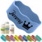 Custom Baby Bottle Labels for Daycare Personalised Silicone Name Bands Customised Reusable Waterproof Kids Cups Grip Straps-Blue