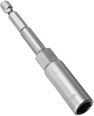 TOP-VIGOR 10mm Nut Setter Driver Drill Bit Set, 1/4 inch Hex Shank Quick Change, 100mm Length Metric Nut Driver Set for Woodworking, Auto Repairing, Machine Maintenance, Furnitures