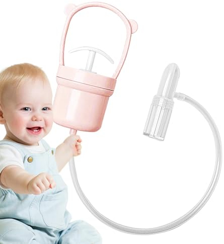 Baby Nasensauger Manuelle Handpumpe Silikon Nasenreiniger Nasensauger Multifunktionaler Baby Booger Sauger für und Mädchen 0-6 Jahre alt