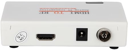 Modulador HDMI RF Convertidor Coaxial Adaptador VHF con Cable Macho Tipo F para Computadoras Portátiles VCR Reproductor de DVD Stick Decodificador de Cable Entrada de Video