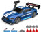 Kodbiby 1:24 Voiture télécommandée, 2,4 GHz RC Drift Car 30KM/H Haute vitesse Voiture de Course Télécommandée Traction 4WD RC Voiture avec Conception Multi-Lumière, Voiture de Drift Convient à Tous