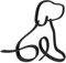 Haustier Deko Hund Line Art 3D-Druck Wonhzimmerdeko Minimalistische Dekoration Hundeliebhaber (Line Art #1)