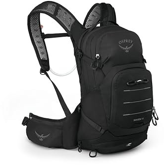 Osprey Raven 14L Damen Mountainbike-Rucksack mit Hydraulik-Reservoir, Schwarz, erweiterte Passform, Schwarz, Einheitsgröße, Mountainbike-Rucksack mit Hydraulik-Reservoir