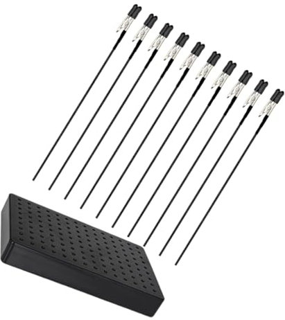 HOODANCOS Memo-ordner Kleine Papierklammern Büroklammern Klein Modell-lackierständer Kleine Zum Basteln Kleine Für Papier Büroklammer-memo Binder Büroklammern Black Pvc