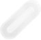 Veemoon accessoires de hotte couvercle léger de forme ovale remplacement de l'abat-jour en plastique lentille d'éclairage de hotte de cuisine abdos Transparent