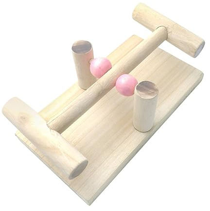 Papageien Wippe, Kletterspielzeug mit Beißfunktion für Vögel und Hamster | Kreative Wippenform zum Klettern und Ausruhen, Bissfestes Beschäftigungsspielzeug, Unterstützt Gewohnheiten bei Haustieren