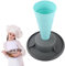 Qoukonao Piping Bag Stand, Icing Bag Holder, Foldable Piping Holder, Cake Nozzles Organizer Accessories, Pastry Decorating Stand Support for Baking Accessories, for Girls Women