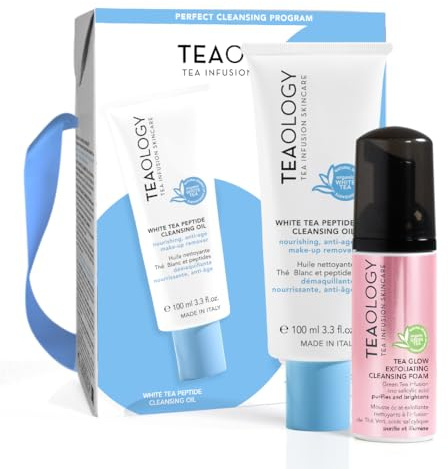Double Cleaning Kit - White Tea Peptide Cleansing Oil + Tea Glow Foam 50 ml
